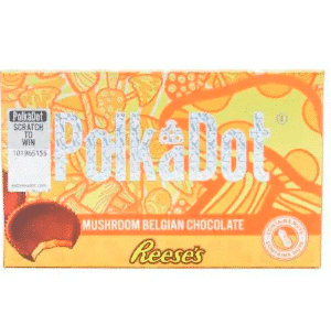 Reese&rsquo;s PolkaDot Magic Mushroom Belgian Chocolate